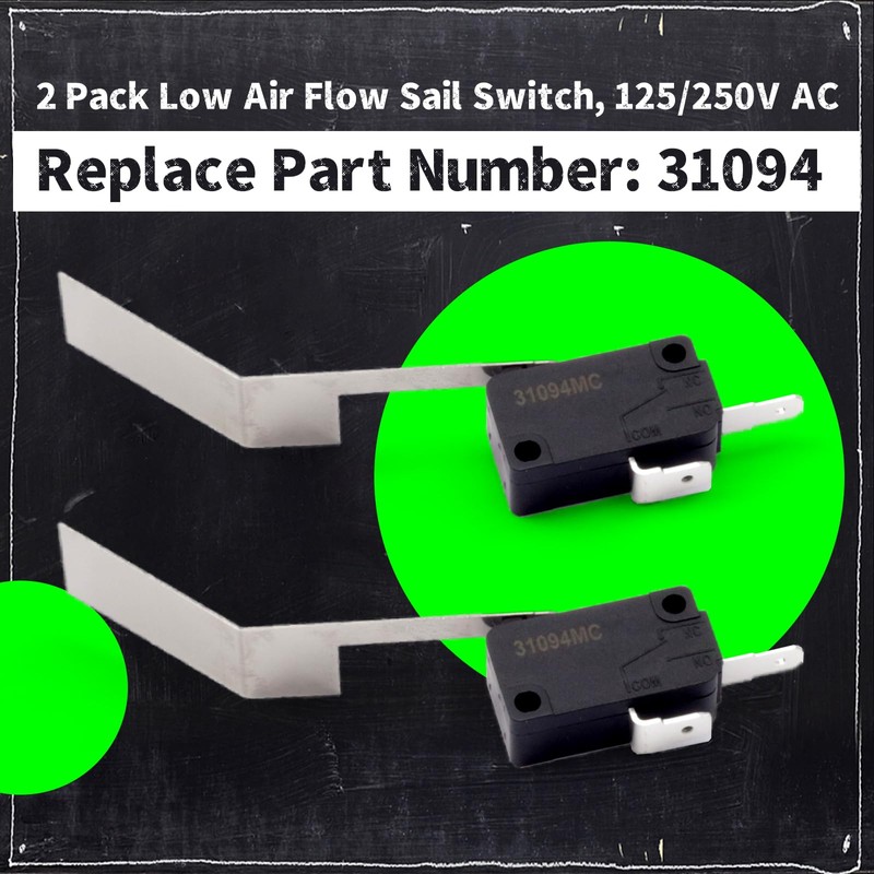 31094 RV Furnace Sail Switch Replacement for Dometic Furnace AFM
