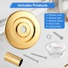 T470 Shower Trim Kit Compatible With Moen Chateau, Gold Handle