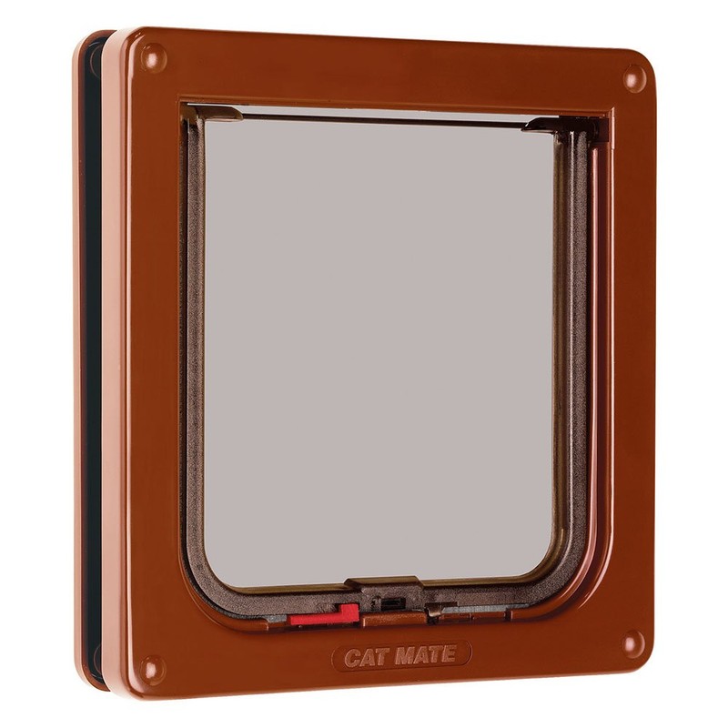 Cat Mate Lockable Cat Flap - Brown (304B)