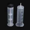 200ml Syringe with Tip Adapter, Large Plastic Garden Syringes for