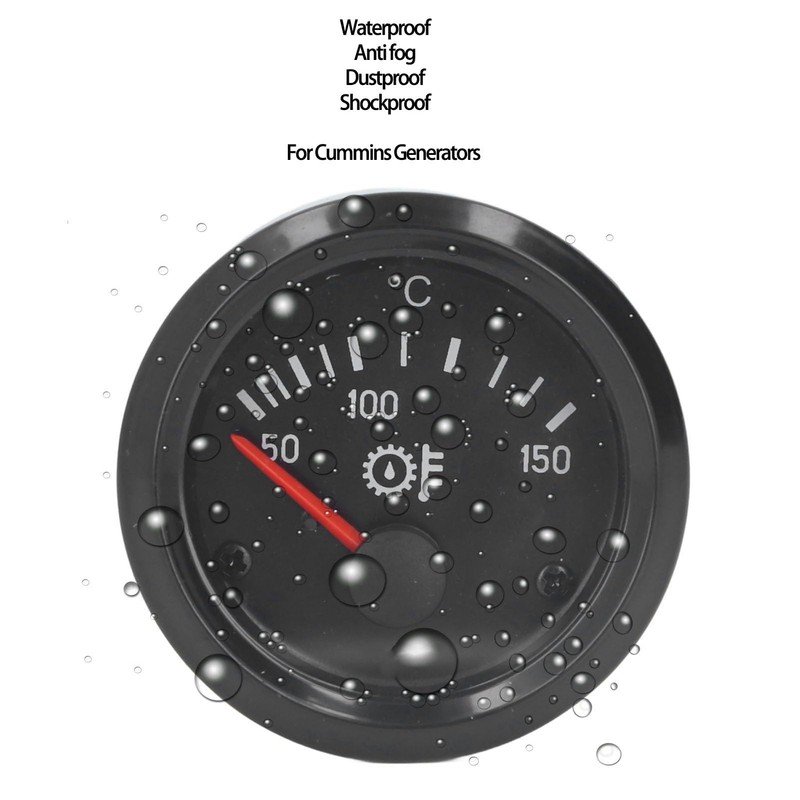 Oil Temperature Gauge Vdo Temperature Gauge 24V for Diesel Generator