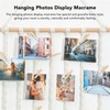 BAOFUYA Hanging Photos Macrame Card Holder Frame Collage Set with