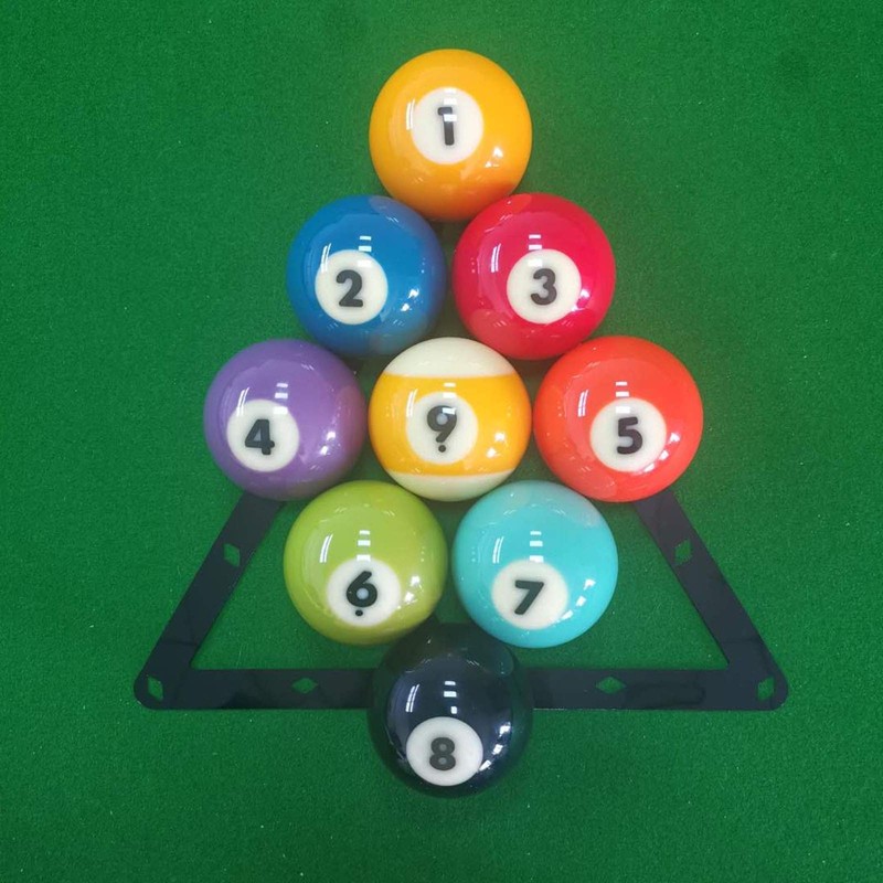 ITROLLE Magic Ball Rack 6PCS Billiard Triangle Magic Rack Sheet