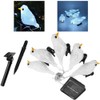 Waterproof 5 LED Acrylic Bird Lights String Solar Fairy Lamp