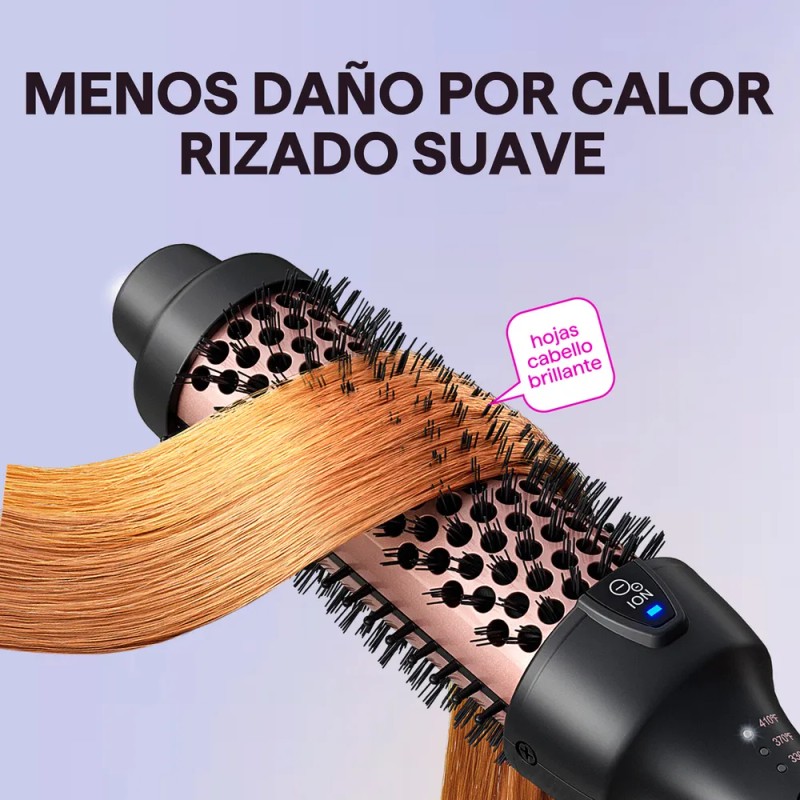 Cepillo Térmico Wavytalk De 1.5 Pulgadas Para Un Aspecto Bri