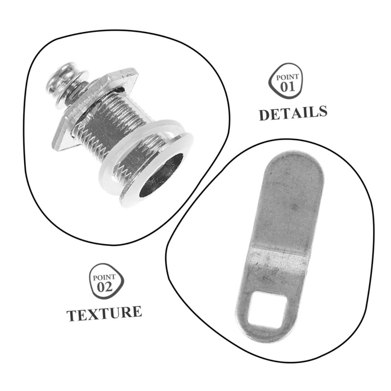 BESPORTBLE 8 Sets Animal Proof Trash Can Lock Triangular Lock