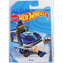 Hot Wheels 2018 Hw Ride-Ons 3/5 - Let's Go (Blue)