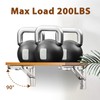 16 Inch Folding Brackets, 2 Packs Fold Down Shelf Brackets