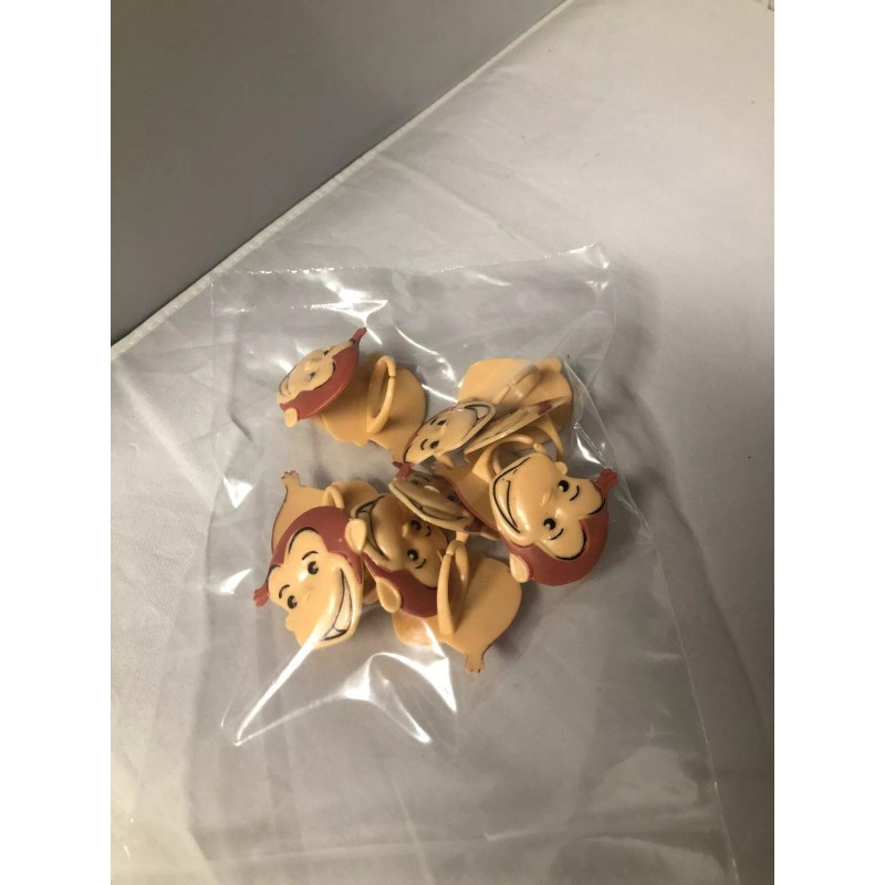 Bakery Crafts Curious George cupcake rings, 12 ct / NEW