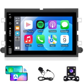 Car Radio for Ford F150 2004 2005 2006 2007 2008 F250/F350 2006-2014 with Wireless Carplay & Android Auto Touch Screen Stereo with WiFi Bluetooth FM RDS GPS SWC