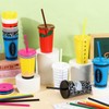 Jansun 12 Pack Teacher Appreciation Reusable Coffee Cups Plastic Tumblers