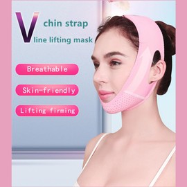 Chin Strap for Sleeping，Double Chin Reducer，Reusable V Line Lifting Mask，Jawline Shaper Face Slimming for Women