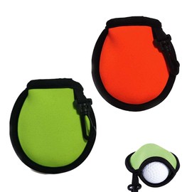 2 x Portable Golf Ball, Golf Ball Wash Bag, Cleaning Bag with Carabiner, Practical Golf Accessories, Portable Golf Ball Bag, Practical Golf Accessories, Effective Cleaning Golf Balls, Golf Ball