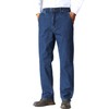 Soojun Mens Elastic Waist Jeans Relaxed Fit with Zipper and