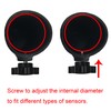 Garage Door Sensor Sun Shade Protector, Black, 2pcs