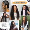 Deep Wave Bulk Human Braiding hair For Boho Braids knotless