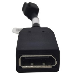 FUGWEFRG Lot of 10 Dell Mini DisplayPort Male to Display Port Female Adapter DP/N 00FKKK (10 PCS)