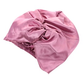 Baluue Elastic Double Silk Sleeping Bonnet Hair Cap for Curly Hair Suitable for Sleeping Makeup and Housework