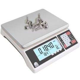 Industrial Counting Scale 30kg/0.5g with RS232 Port, Digital Inventory Counting Scale for Parts Coins Piece Counting Scale for Computer/Printer, Precision Electronic Gram Scale(g/kg/lb)