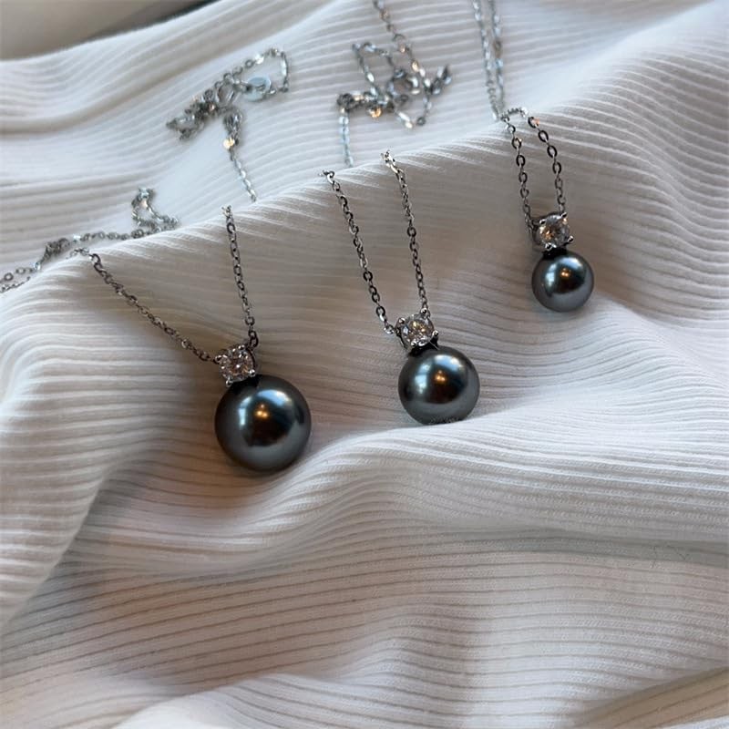 Tahitian Black Pearl Necklace,Quality Handpicked AAA Tahitian Black Pearls