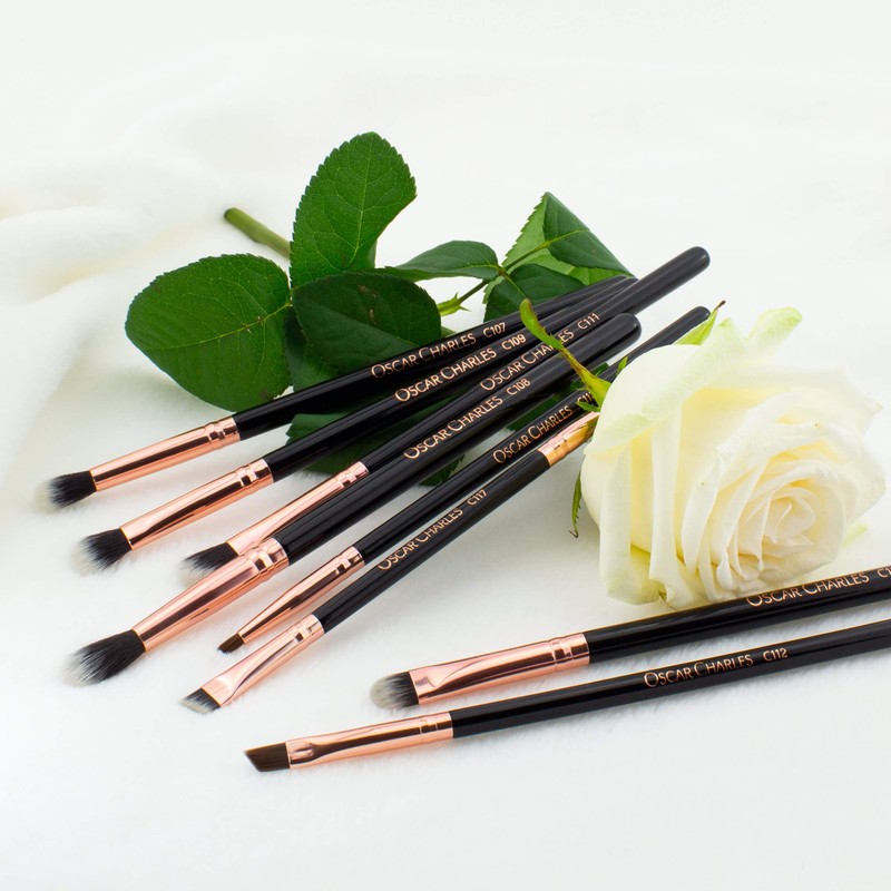 Oscar Charles Professional Eye Makeup Brush Set with Soft Blending