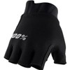 100% Exceeda Gel Women's Cycling Gloves (Black, S)