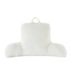 Pop Shop Dot Faux Fur Backrest Pillow, Ivory