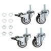 bowarepro 4 x Castors for Furniture, 32 mm Furniture Castors,