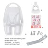 EIRONA Children's Bicycle Doll Seat with Sticker DIY for Girls,