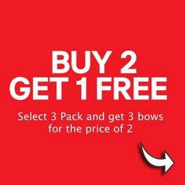 Rocky Mountain Goods Red Bow - Christmas Wreath Bow - Great for Large Gifts - Indoor/Outdoor use - Hand Tied in USA - Waterproof Velvet - Attachment tie Included for Easy Hanging (20-inch)