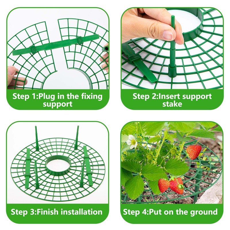 Iceyyyy 5 Pack Strawberry Plant Support - Strawberry Growing Racks