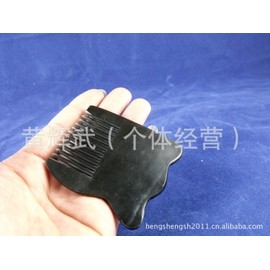 Natural Hydrogen Horn Scraping Massage Bar & Beauty Pad (Cat Comb) One Size / One Color 10ea