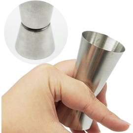 25ml/50ml Stainless Steel Measuring Cup Alcohol Measuring Cup for Spirit Double Measuring Cup for Bar Cocktail Shot Measuring Cup