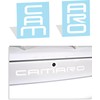 Rear Bumper Inlay Decal Stickers - 93-02 Camaro - (Color: