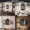 Gothic Crystal Display Shelf, Goth Wall Decor Witchy Spiritual Home