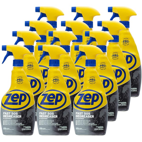 Zep Fast 505 Cleaner & Degreaser 32 Ounces ZU50532 (Case of 12)