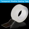 weiwei Transparent Window Weather Sealing Tape, Clear Gap Insulation Single