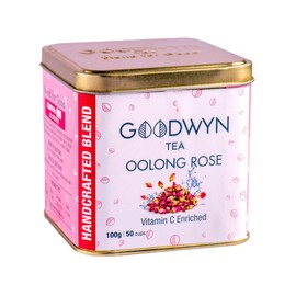 Goodwyn Oolong Rose Tea, Pure Oolong Tea with Rose Petals, 100 Grams