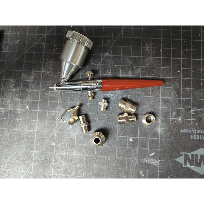 7pcs Airbrush Adaptor Kit Apstour Air Brush Fitting Connector Set