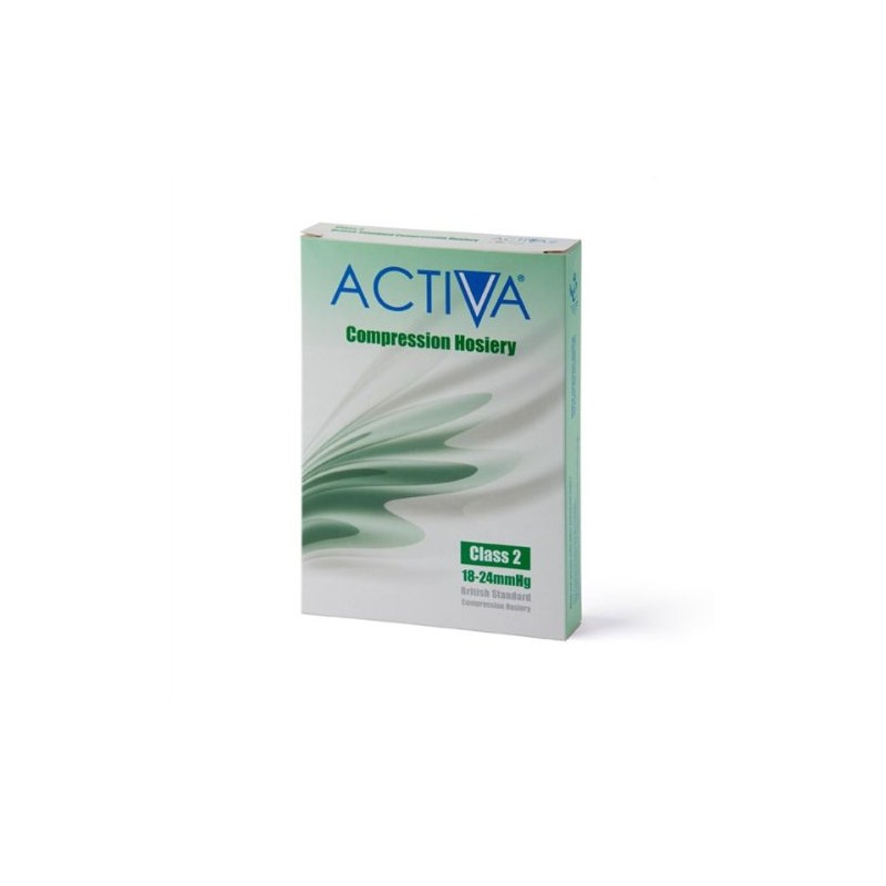 Activa Class 2 Below Knee Support Stockings 18-24 mmHg Black
