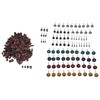 423Pcs Sanding Drum Sleeves Buffing Polishing Wheel Set Drums Mandrels