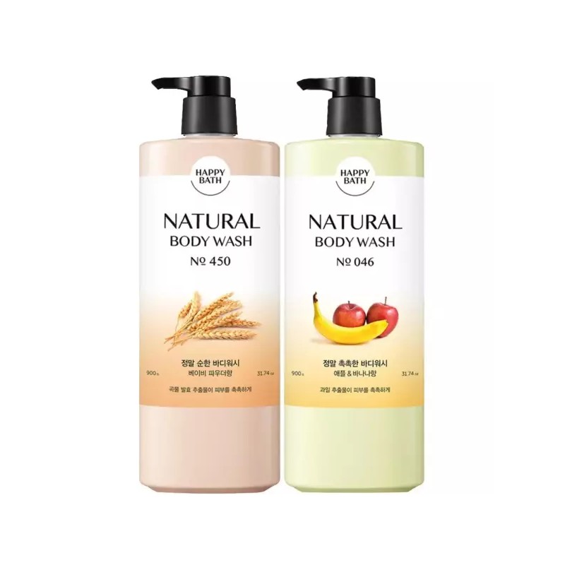 Happybath 해피바스 정말 촉촉한 바디워시 900g x 8개 고보습 촉촉