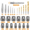 Eapele Bolt Extractor Set, Stripped Nut Remover Twist Sockets, Fit