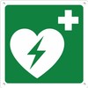 Defibrillator - Emergency and Safety Sign Aluminium Metal 3 mm