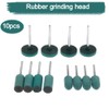 Rubber Polishing Bits 2.35mm Shank Cylinder Shape Mounted Grinding Bits