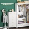YILQQPER Tall Dresser for Bedroom with 6 Fabric Drawers, Chest