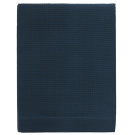 Zucchi Solotuo Hand Towel in Canvas Honeycomb Pattern Pure Cotton N165 Blue