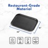 New Star Foodservice 25279 Restaurant Grade Non-Slip Tray, Plastic, Rubber