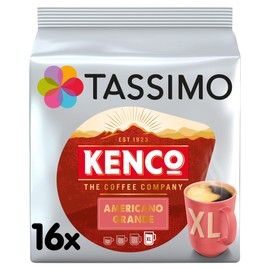 Tassimo Kenco Americano Grande XL Coffee Pods, Pack of 16