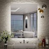 TETOTE 24 x 32 Inch LED Backlit Bathroom Vanity Mirror,Anti-Fog,Dimmable,CRI90+,Touch
